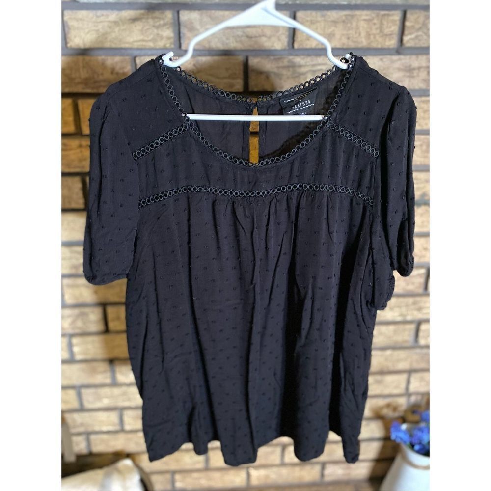 Flower & Feather 3D Designed Top